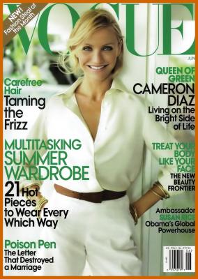 Cameron Diaz in June 2009 Vogue Magazine